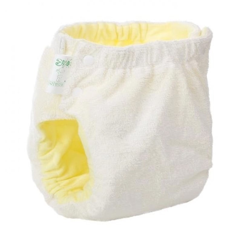 Підгузок трикотажний Еко Пупс Easy Size Classic з вкладишем Abso Maxi, молочний, розмір 3, 5-9 кг (50-74)
